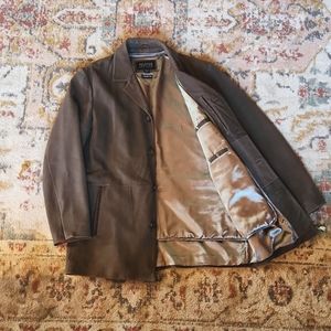 WILSONS LEATHER - Men's Thinsulated Leather Coat - Size XLT